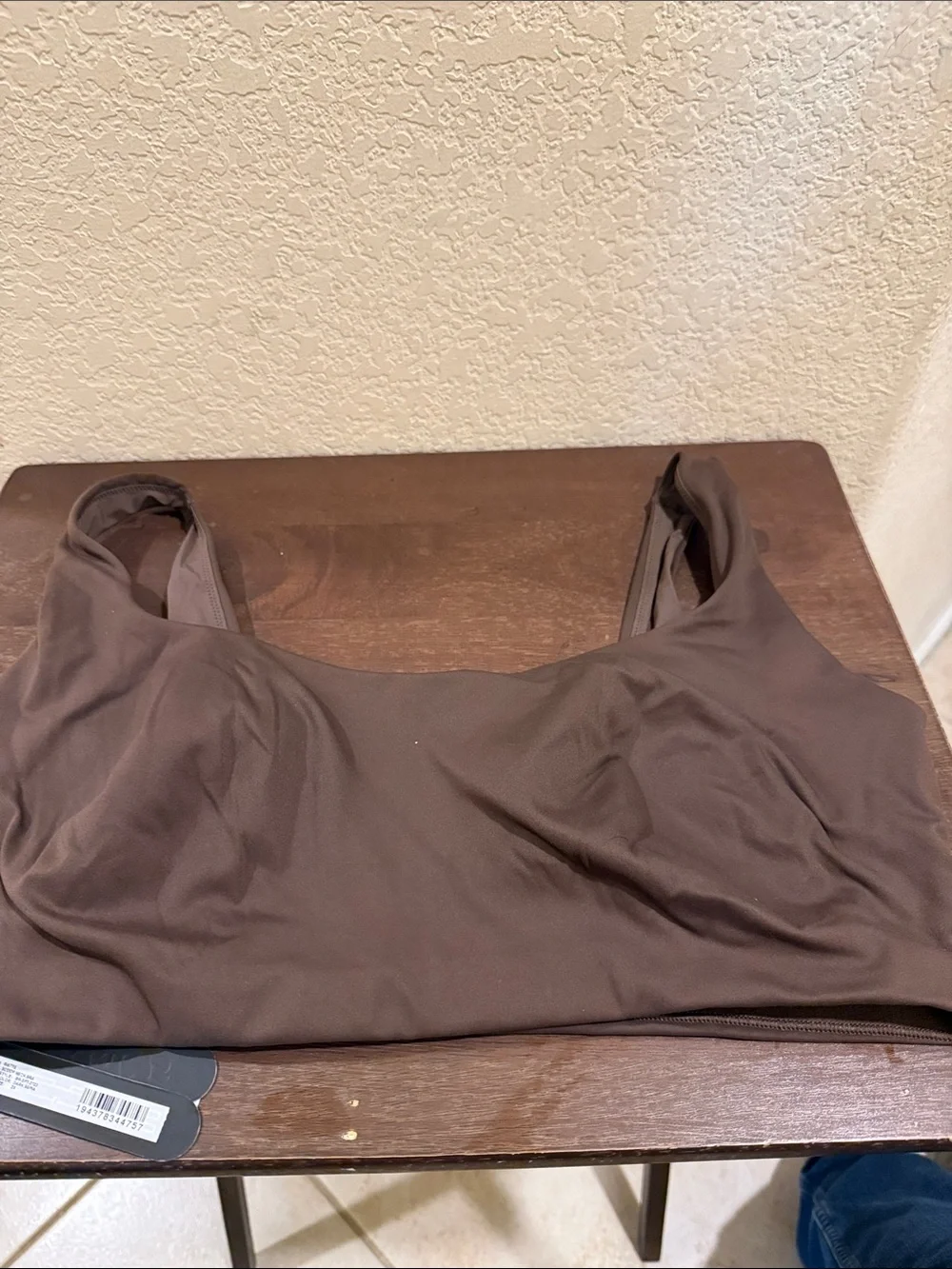 NIKE X SKIMS (G15) Matte Scoop Neck bra | Color Dark Sepia | Size 2X - Picture 8 of 9